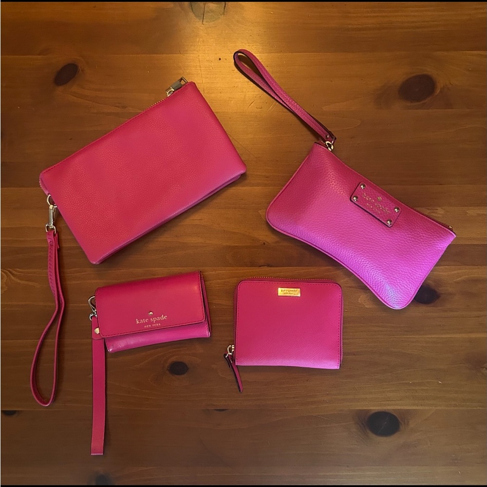 Kate Spade Vibrant Pink Accessory Collection